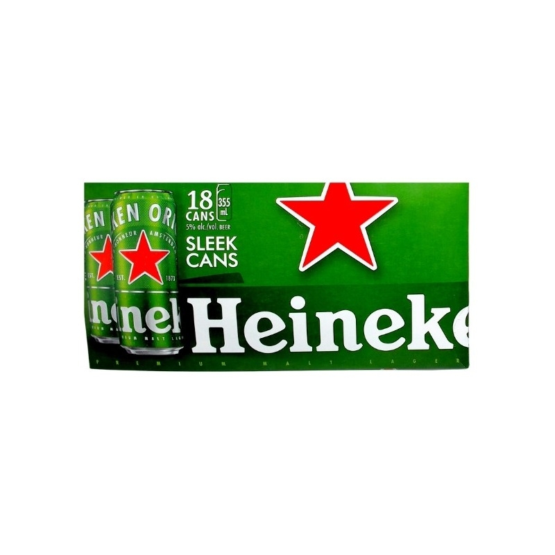 Heineken Lager 18 Cans